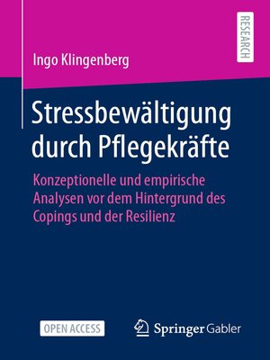 cover image of Stressbewältigung durch Pflegekräfte